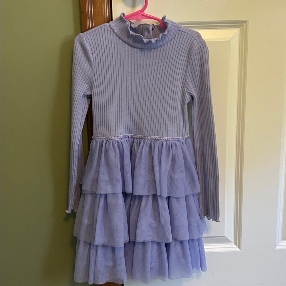 Purple Ruffled Long Sleeve Dress. This was my daughter's favorite dress!!GUC